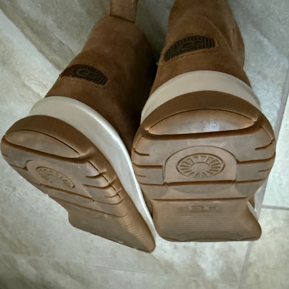 Ugg Lakesider Heritage Women's Brown Ankle Booties Suede Shearling 10 - Picture 15 of 15